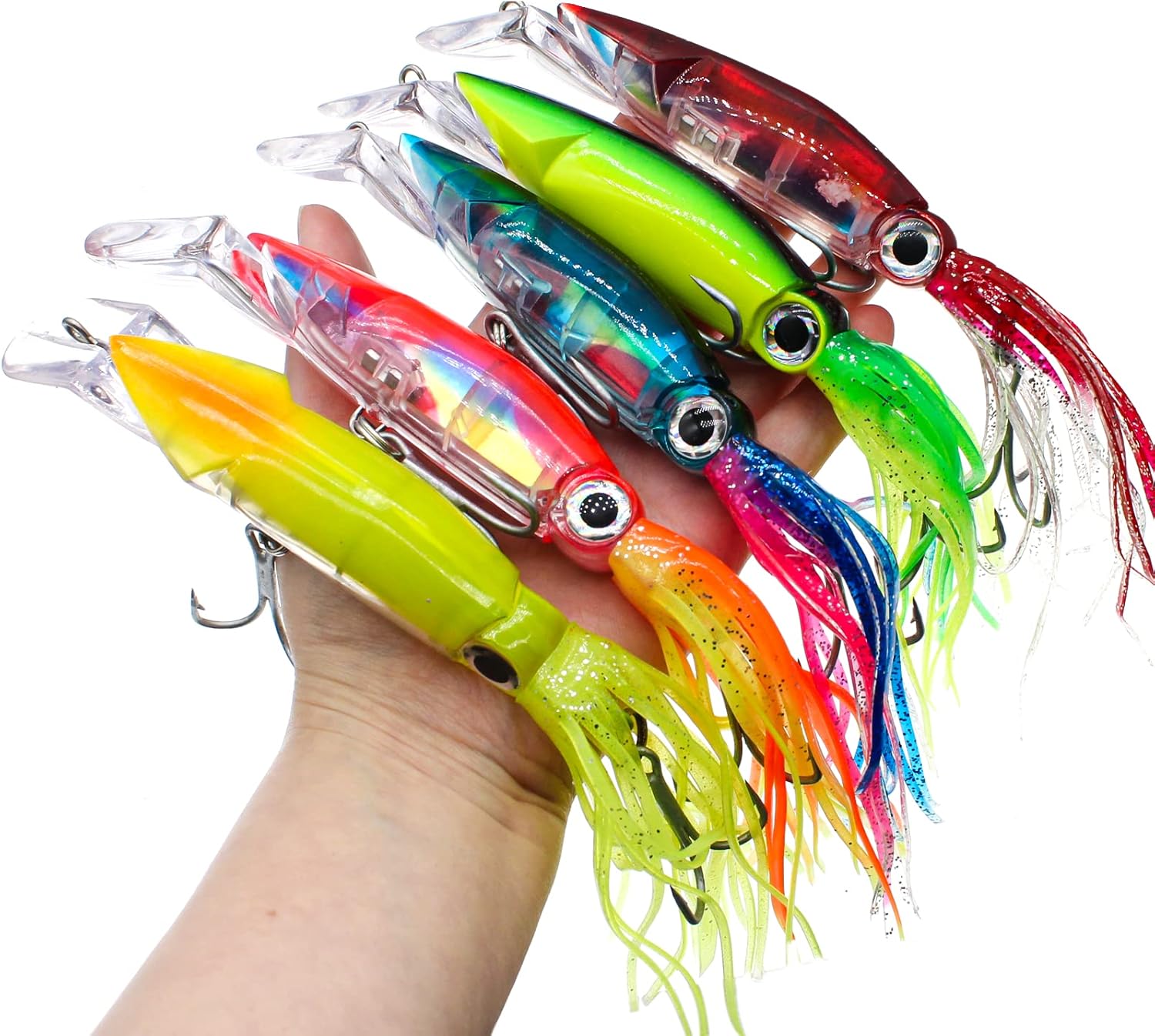 Squid lure Red/Orange