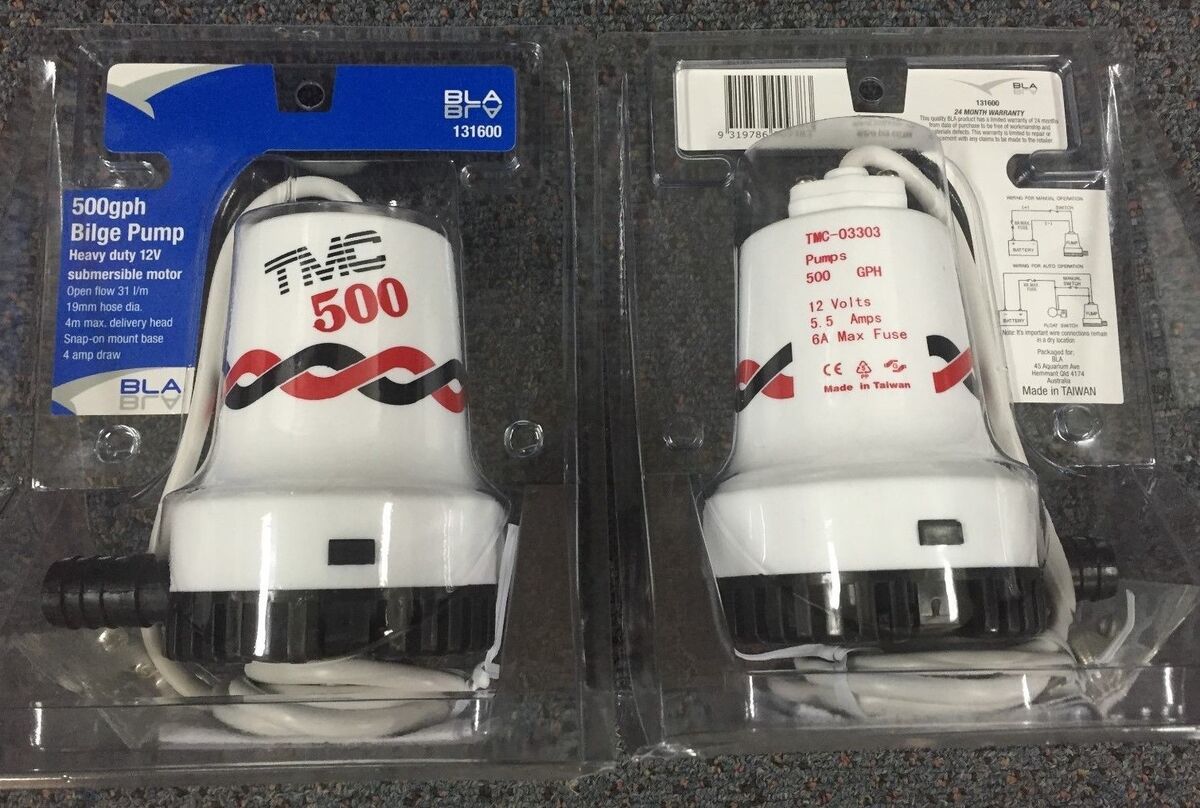 TMC Bilge Pump 500GPH
