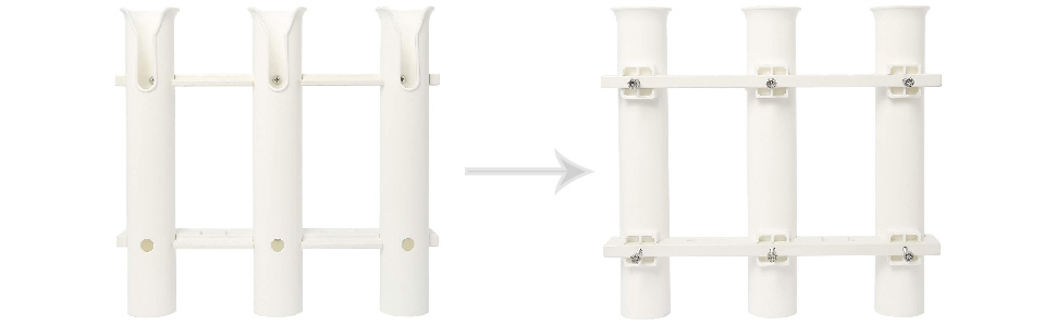 Rod holder plastic